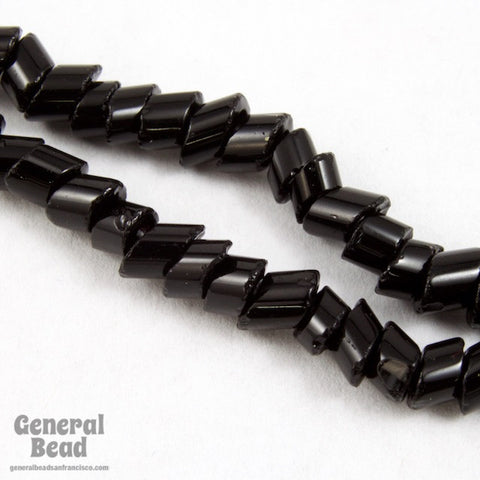 3mm Opaque Black Cremette Bead (2 Strand) #CSV001-General Bead