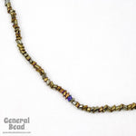 3mm Brown Iris Cremette Bead (2 Strand) #CSV009-General Bead