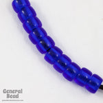 9mm Transparent Sapphire Glass Crow Bead (10 Pcs) #CSX040-General Bead