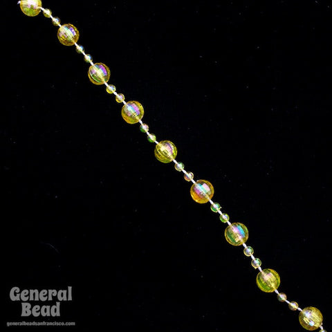 Yellow AB Faceted Bead Strand for Curtain-General Bead
