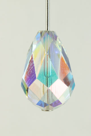 8mm x 12mm Preciosa Crystal AB Faceted Teardrop #CZ5500-General Bead