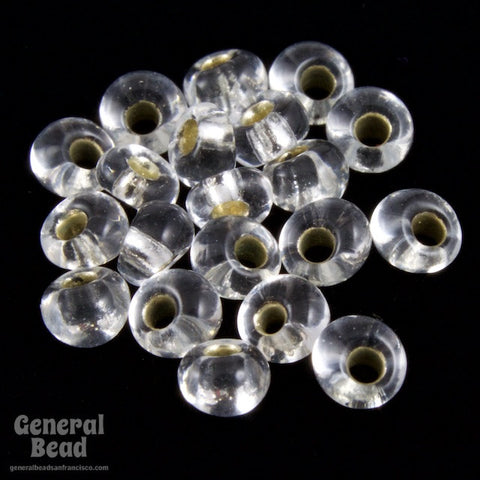8/0 Silver Lined Crystal Czech Raindrop-General Bead