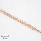 8/0 Copper Lined Crystal Czech Raindrop-General Bead