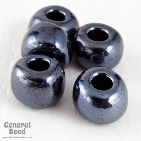 33/0 Gunmetal Glass Seed Bead-General Bead