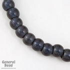 12mm Silver Lined Montana Rounded Crow Bead (4 Pcs) #CZK011-General Bead