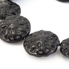 14mm Black Dahlia Bead (10 Pcs) #CZL202-General Bead