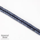 DBL301- 8/0 Matte Metallic Blue Grey Delica Beads-General Bead