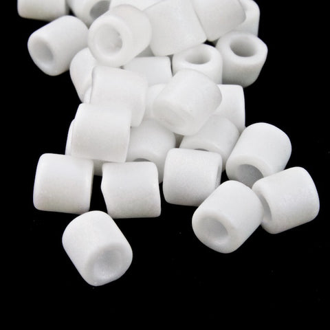 DBS351- 15/0 Matte White Miyuki Delica Beads (5 Gm, 50 Gm, 250 Gm)