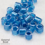 DBL905- 8/0 Shimmering Aqua Lined Crystal Delica Beads-General Bead