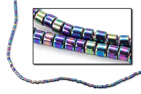 DBL005- 8/0 Metallic Blue Iris Delica Beads-General Bead