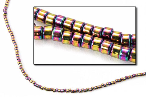 DBS023- 15/0 Metallic Light Bronze Iris Miyuki Delica Beads (5 Gm, 50 Gm, 250 Gm)