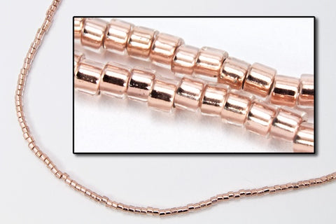DB037- 10/0 Copper Lined Crystal Miyuki Delica Beads (50 Gm, 250 Gm)