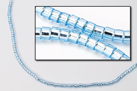 DB044- 10/0 Silver Lined Light Sapphire Miyuki Delica Beads (10 Gm, 50 Gm, 250 Gm)