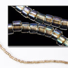 DBV064- 11/0 Ivory Lined Crystal Aurora Borealis Delica Beads-General Bead