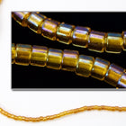 DBV065- 11/0 Lined Topaz Aurora Borealis Delica Beads-General Bead