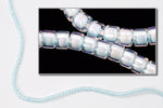 DBV078- 11/0 Aqua Mist Lined Crystal Aurora Borealis Delica Beads-General Bead