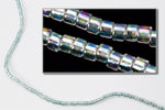 DB084- 10/0 Light Sea Foam Lined Crystal AB Miyuki Delica Beads (50 Gm, 250 Gm)