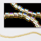 DBV100- 11/0 Topaz Luster Aurora Borealis Delica Beads-General Bead