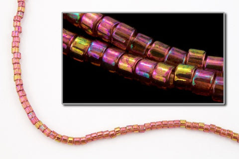 DB103- 10/0 Gold Luster Red Miyuki Delica Beads (10 Gm, 50 Gm, 250 Gm)