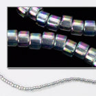 DBV107- 11/0 Transparent Grey Iris Delica Beads-General Bead