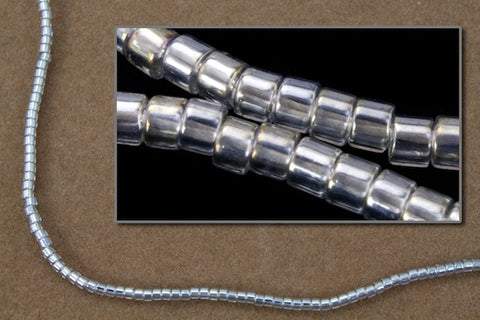DB114- 10/0 Transparent Silver Gray Luster Miyuki Delica Beads (50 Gm, 250 Gm)