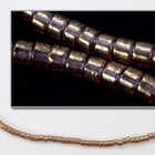 DBV115- 11/0 Transparent Luster Metallic Rose Gold Delica Beads-General Bead