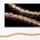 DBV121- 11/0 Gold Luster Dark Topaz Delica Beads-General Bead