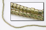 DBV123- 11/0 Transparent Olive Grey Luster Delica Beads-General Bead