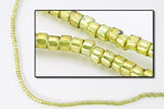 DBV124- 11/0 Transparent Chartreuse Luster Delica Beads-General Bead