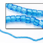 DBV1318- 11/0 Dyed Transparent Capri Blue Delica Beads-General Bead