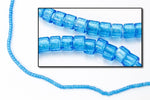 DBV1318- 11/0 Dyed Transparent Capri Blue Delica Beads-General Bead