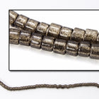 DBV1319- 11/0 Dyed Transparent Dark Grey Delica Beads-General Bead