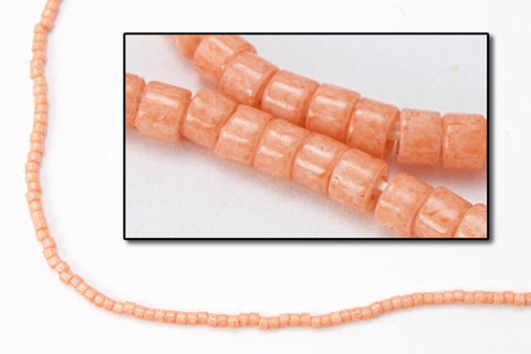 DBV1363- 11/0 Dyed Opaque Peach Delica Beads-General Bead