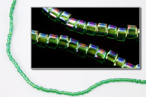 DB152- 10/0 Transparent Green AB Miyuki Delica Beads (50 Gm, 250 Gm)