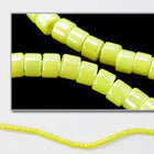 DBV160- 11/0 Opaque Yellow Aurora Borealis Delica Beads-General Bead