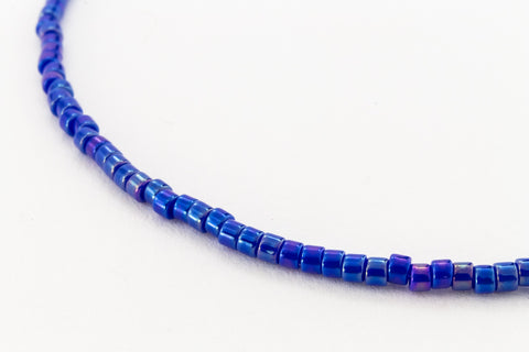 DB165- 10/0 Opaque Cobalt AB Miyuki Delica Beads (50 Gm, 250 Gm)