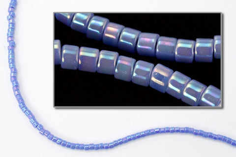 DBV167- 11/0 Opaque Periwinkle Aurora Borealis Delica Beads-General Bead
