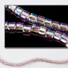 DBV173- 11/0 Transparent Light Amethyst Aurora Borealis Delica Beads-General Bead