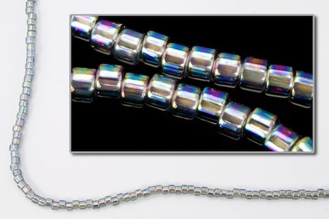 DB179- 10/0 Transparent Light Gray AB Miyuki Delica Beads (50 Gm, 250 Gm)