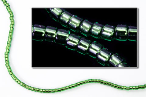 DBS182- 15/0 Silver Lined Olivine Miyuki Delica Beads (5 Gm, 50 Gm, 250 Gm)