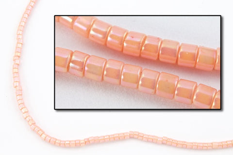 DBS207- 15/0 Opaque Peach Luster Miyuki Delica Beads (5 Gm, 50 Gm, 250 Gm)