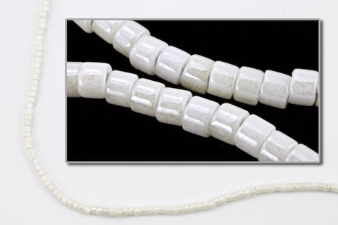 DB211- 10/0 Opaque Alabaster Luster Miyuki Delica Beads (10 Gm, 50 Gm, 250 Gm)