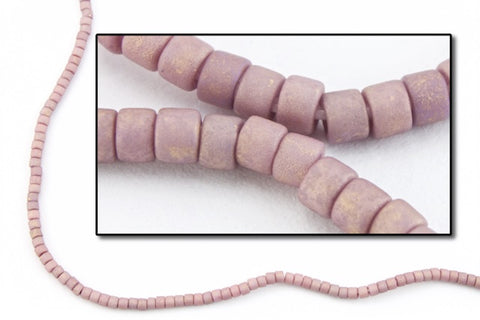 DBS379- 15/0 Matte Metallic Old Rose Miyuki Delica Beads (5 Gm, 50 Gm, 250 Gm)