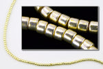 DBV412- 11/0 Galvanized Yellow Delica Beads-General Bead