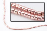 DBV418- 11/0 Galvanized Light Rose Delica Beads-General Bead