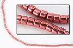 DBV423- 11/0 Galvanized Cranberry Delica Beads-General Bead