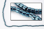 DBV451- 11/0 Galvanized Dark Teal Delica Beads-General Bead