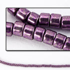 DBV455- 11/0 Galvanized Purple Delica Beads-General Bead