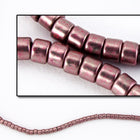 DBV462- 11/0 Galvanized Grey Mauve Delica Beads-General Bead