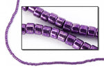 DBV464- 11/0 Galvanized Dark Purple Delica Beads-General Bead